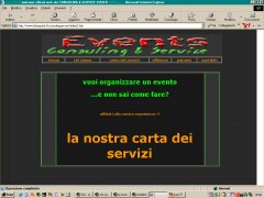 WEB SITE: CONSULING & SERVICE EVENTS