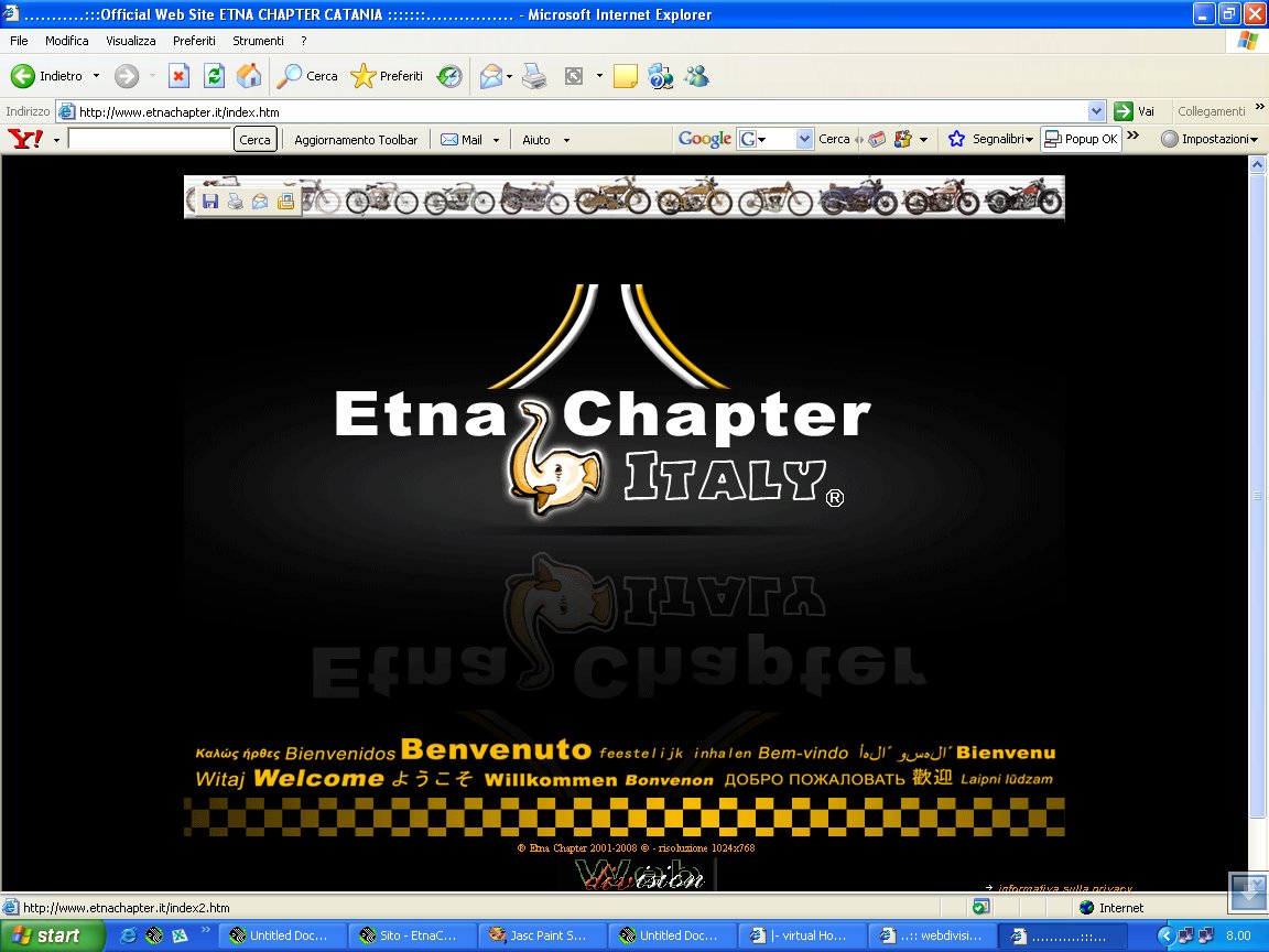 WEB SITE ENTNA CHAPTER CATANIA