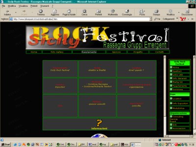 web site SICILY ROCK FESTIVAL